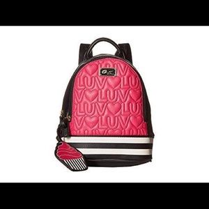 Luv Betsey Jaz Mid Size PVC Backpack
